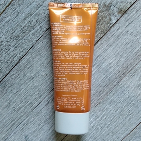 PURLISSE BEAUTY Pumpkin + Ginger Detoxifying Charcoal Mask - Picture 10 of 14